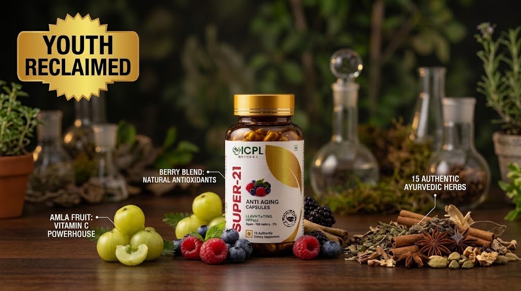 ICPL Super-21 Anti Aging Capsules Review: 15 Ayurvedic Herbs ka Jadoo Ek Bottle Mein!